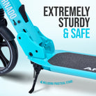 Apollo - High-end hulajnoga dla dorosłych – „Tornado 2.0” Cityroller dla dzieci od 7. roku życia - Jasnoturkusowy