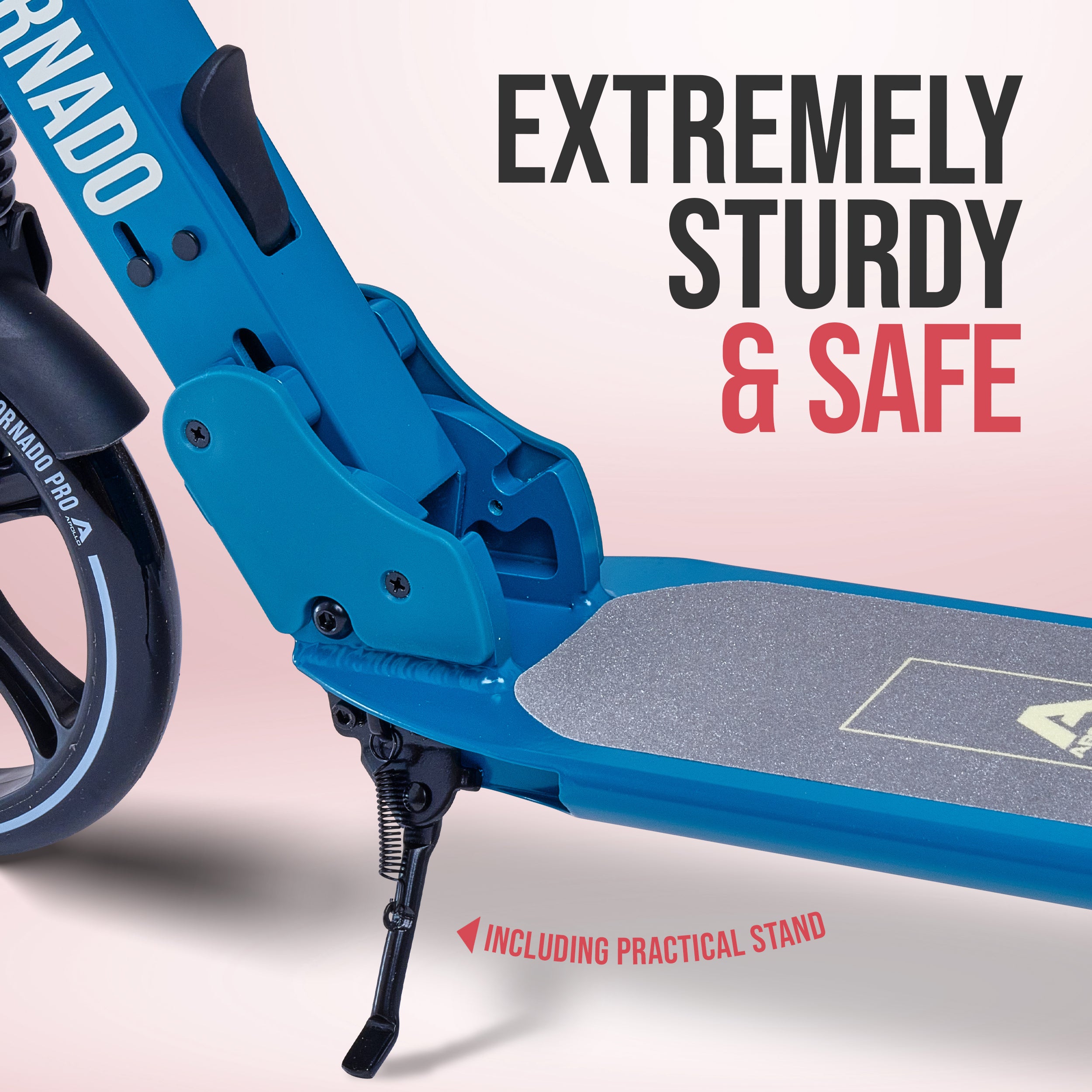 Apollo - High-end hulajnoga dla dorosłych – „Tornado 2.0” Cityroller dla dzieci od 7. roku życia - Turkusowy