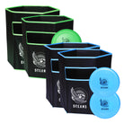 Ocean 5 - Zestaw Disc Jam - zabawna gra w rzucanie, gra na świeżym powietrzu, gra plażowa dla 4 osób -