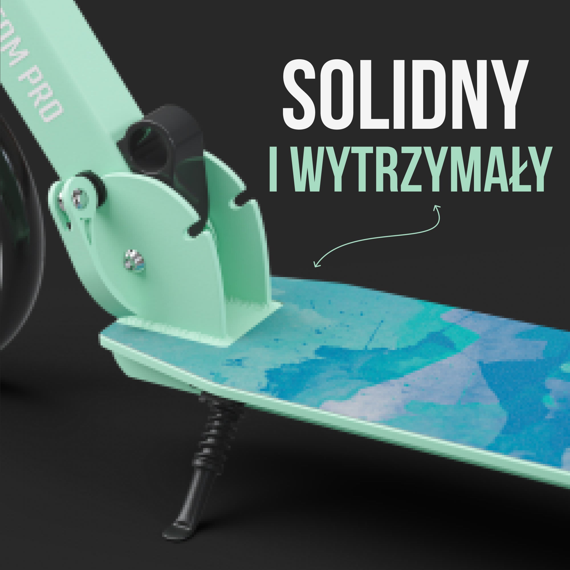 Apollo - Składana hulajnoga miejska dla dzieci „Phantom” z regulowaną wysokością kierownicy - Watercolor