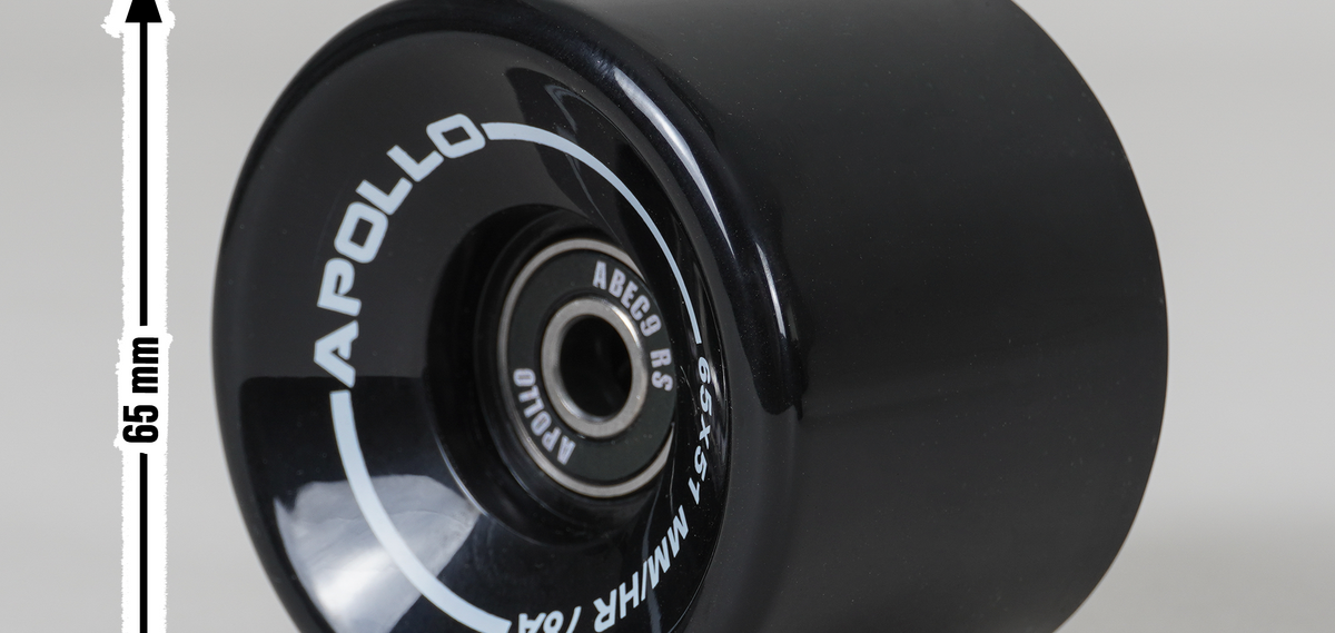 Apollo Funsport PL - Kółka Apollo Black do Longboarda i Skateboarda - Pink - 70 x 51