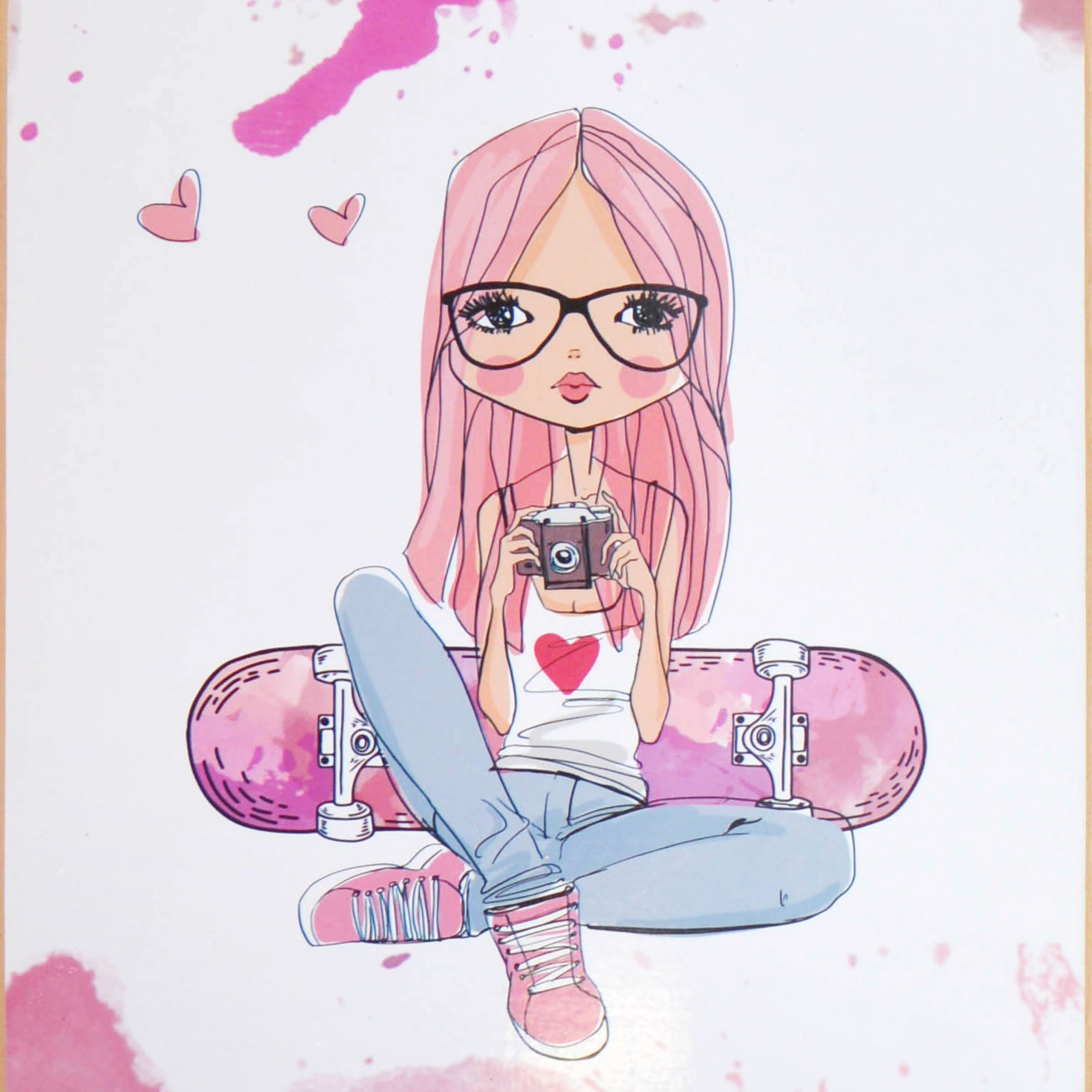 Apollo - Dziecięca deskorolka - "Skaterprincess" - 71 cm - Skaterprincess