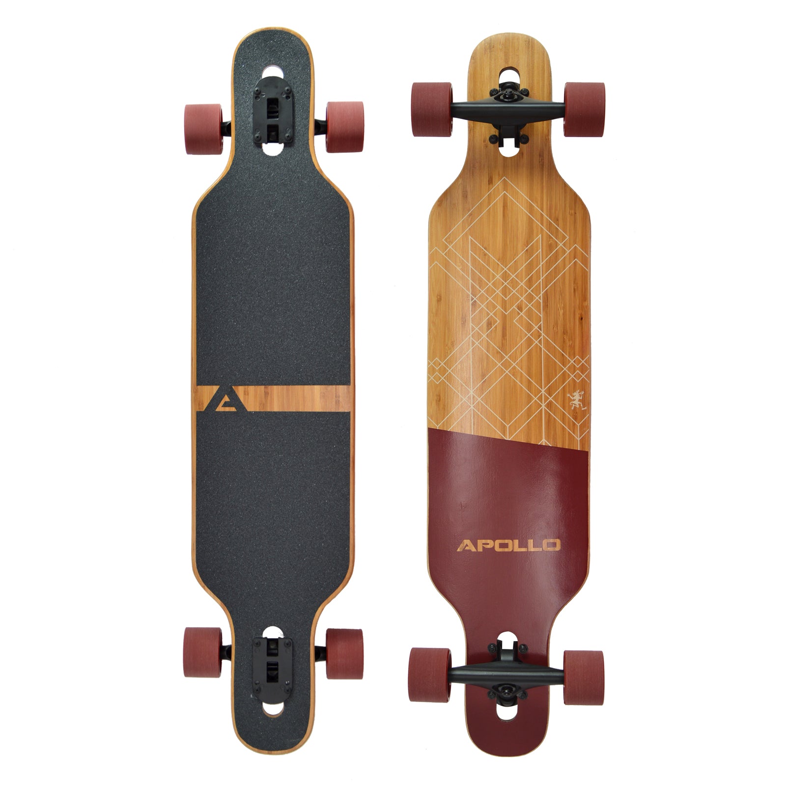 Apollo - Longboard "Bali Wood Twin Tip DT" - 39" w zestawie z T-Tool - Bali Wood