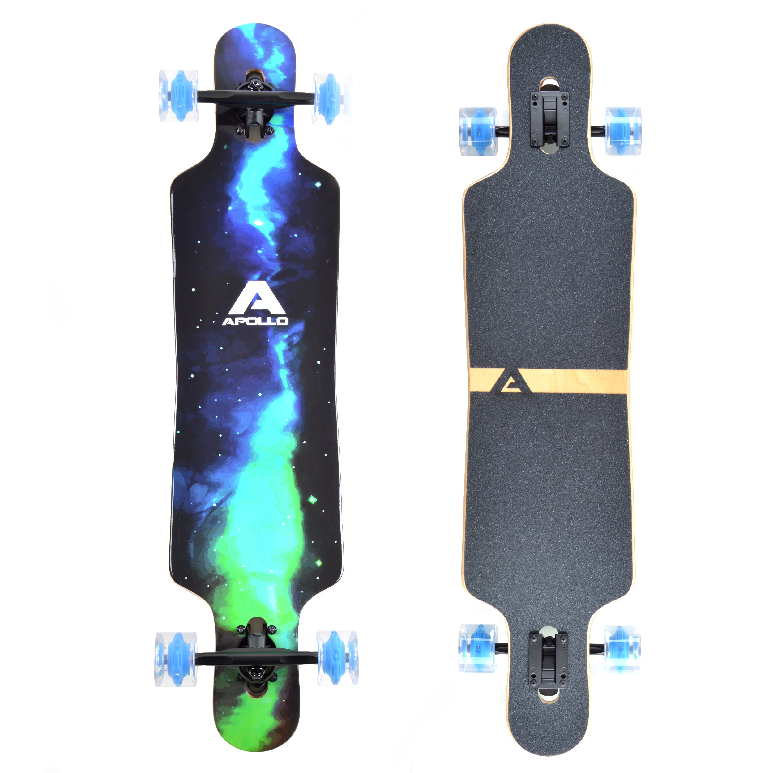 Apollo - Longboard "Galaxy LED Twin Tip DT" - 40" w zestawie z T-Tool - Galaxy