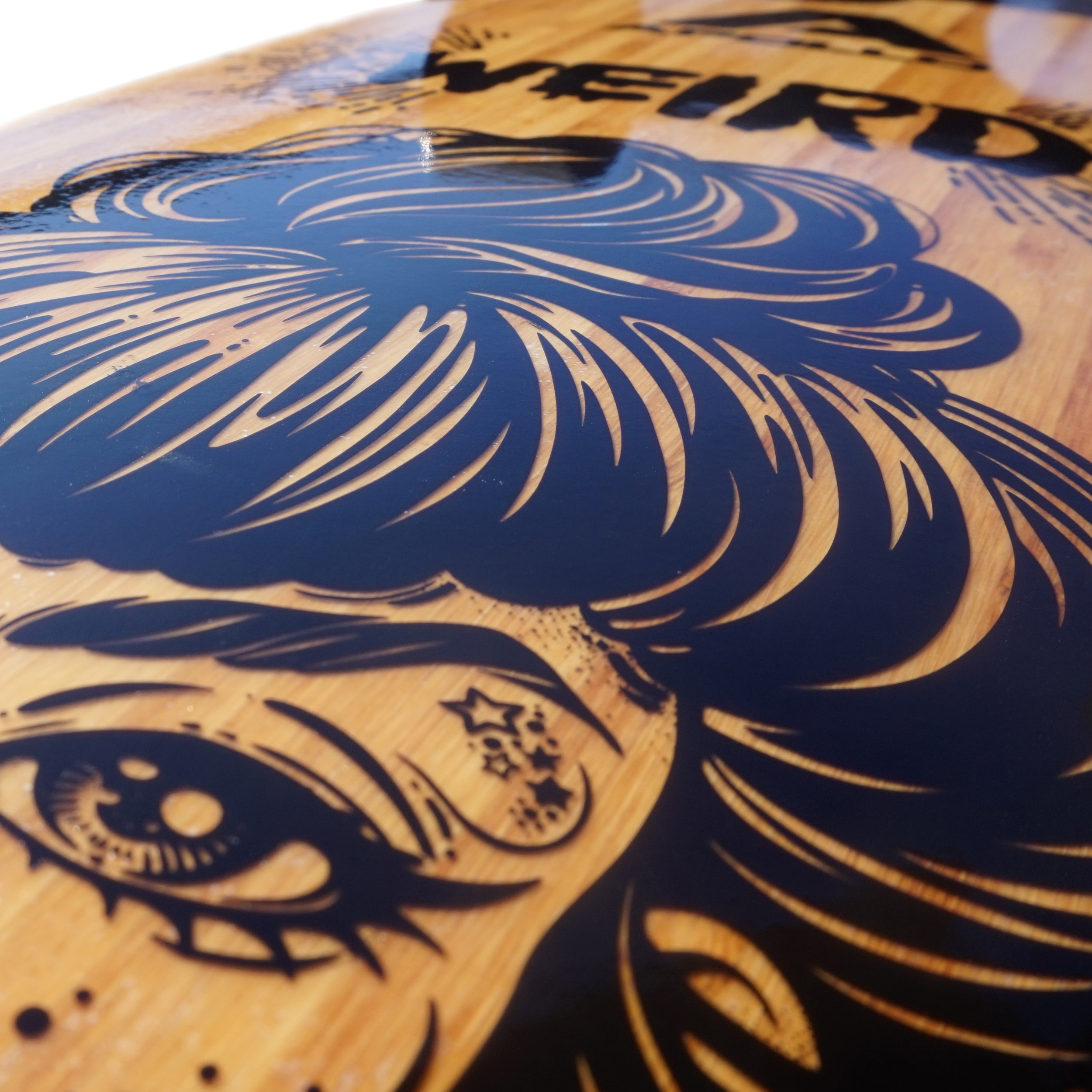 Apollo - Longboard z włókna szklanego "Weird" - 39" w zestawie z T-Tool - Weird