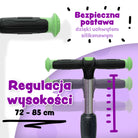 Apollo - Hulajnoga dla dzieci "KidsPro4" składana hulajnoga LED - Zielony