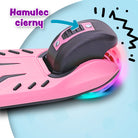 Apollo - Hulajnoga dla dzieci "KidsPro4" składana hulajnoga LED - Różowy