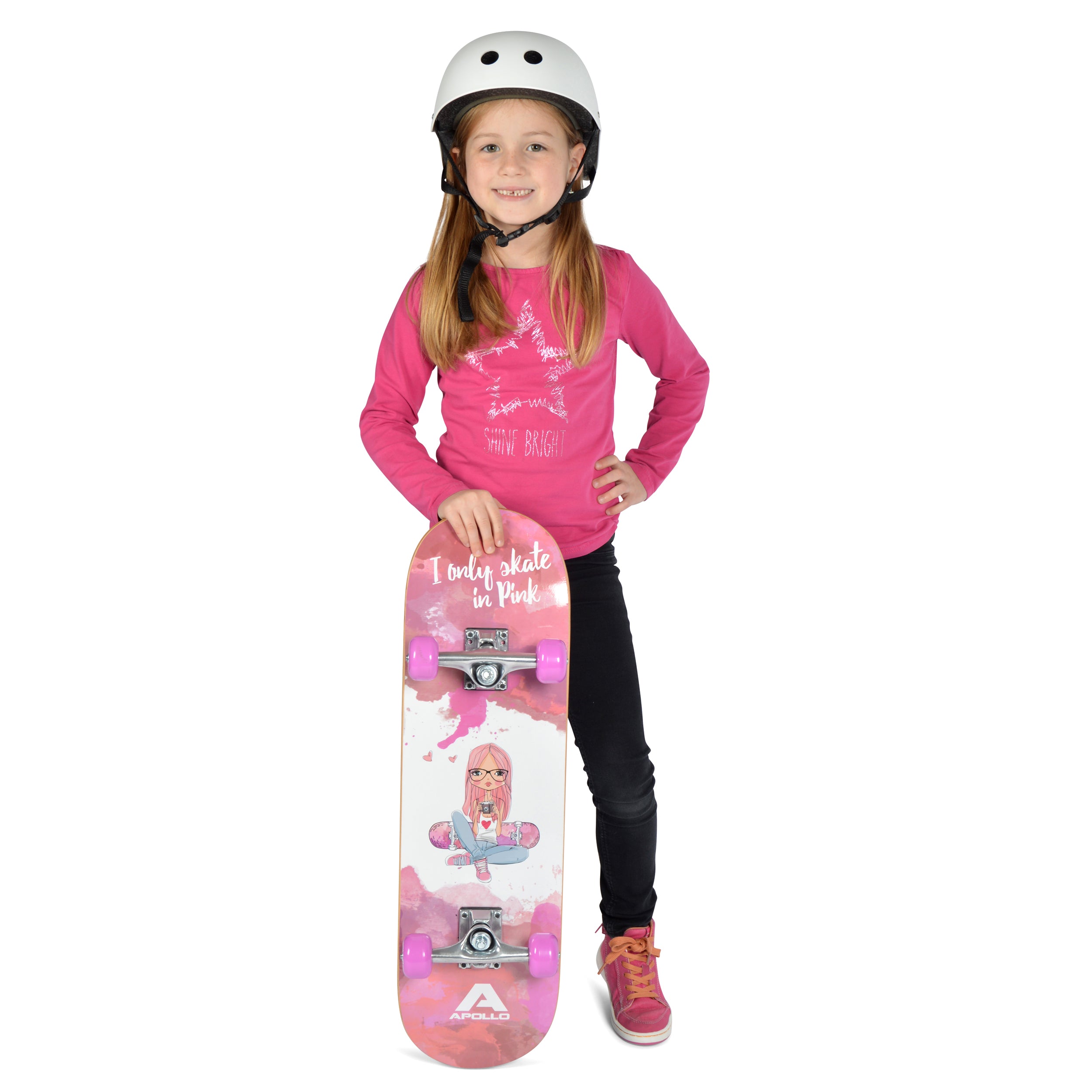 Apollo - Dziecięca deskorolka - "Skaterprincess" - 71 cm - Skaterprincess