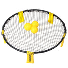 Ocean 5 - Zestaw Spiderball, gra w piłkę z siatką, 3 piłki i torba do przenoszenia - Żółty