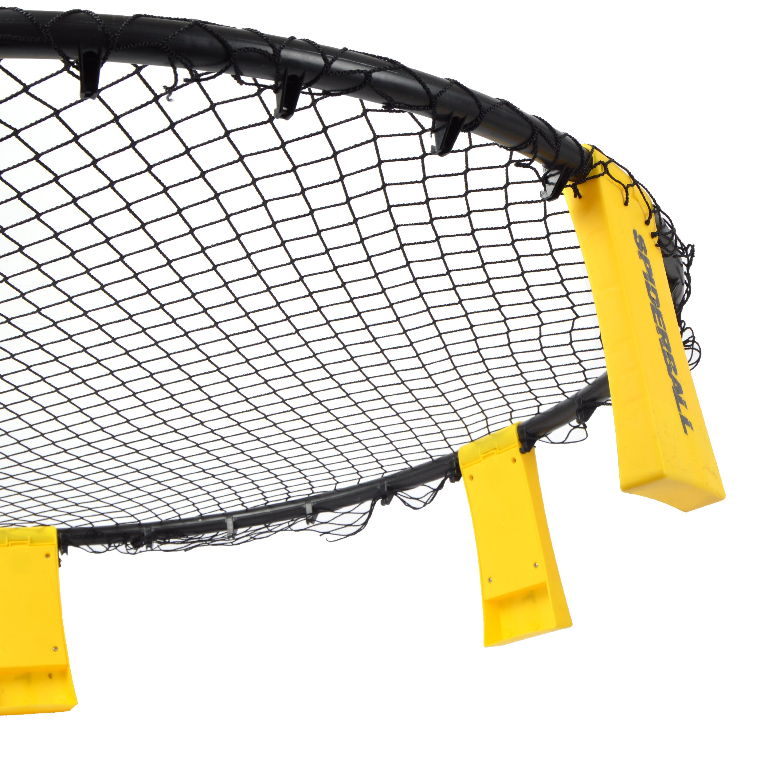 Ocean 5 - Zestaw Spiderball, gra w piłkę z siatką, 3 piłki i torba do przenoszenia - Żółty