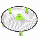 Ocean 5 - Zestaw Spiderball, gra w piłkę z siatką, 3 piłki i torba do przenoszenia - Zielony