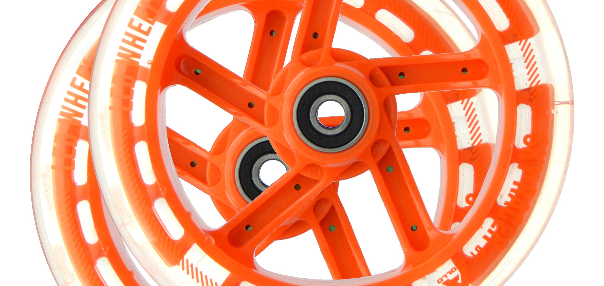 Apollo - Zestaw zapasowych kół do Skyracer - 145 mm - od Apollo - Pomarańczowy