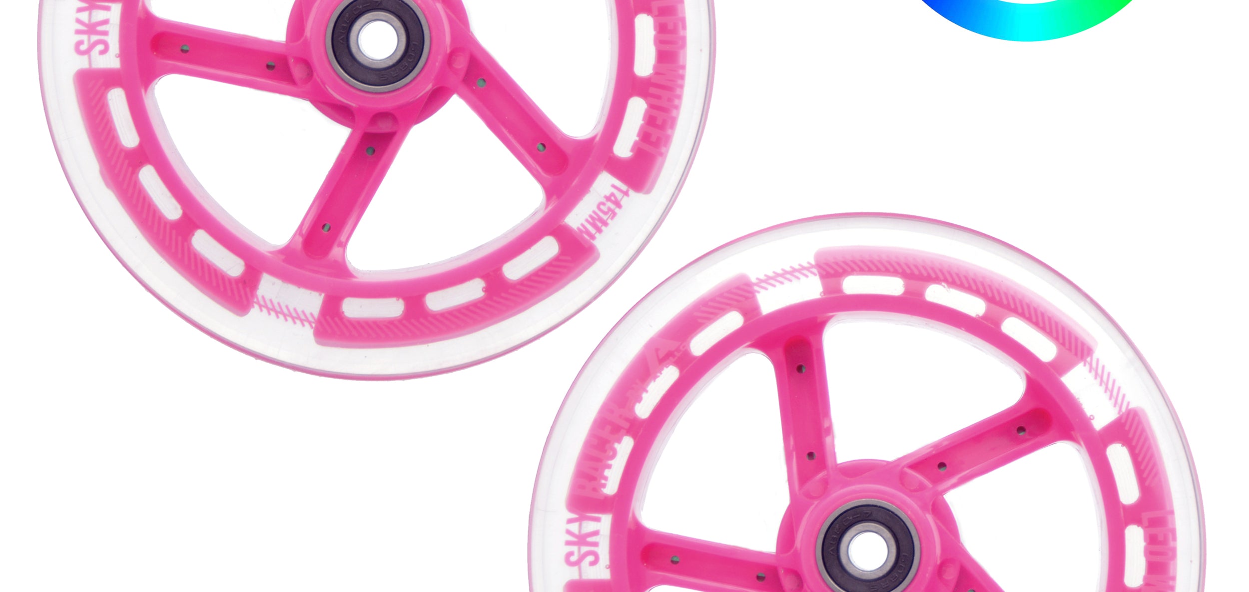 Apollo - Zestaw zapasowych kół do Skyracer - 145 mm - od Apollo - Różowy