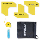 Apollo Funsport PL - Apollo Pickleball Court Marker Set – Zestaw do oznaczania podłogi All-in-One dla precyzji i wszechstronności -