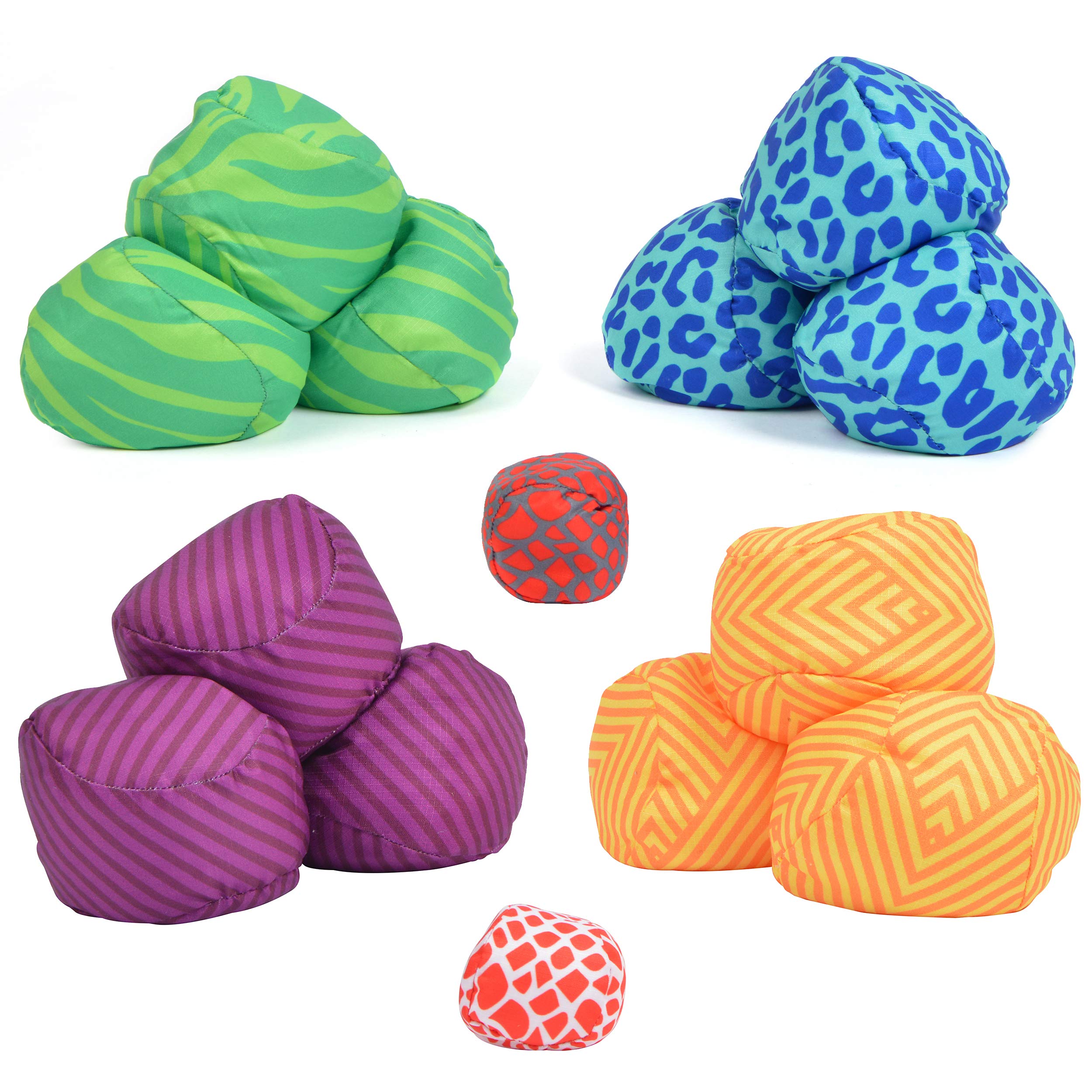 Apollo Funsport PL - Ocean 5 Extreme Boule – Zestaw miękkich bouli - 2er SET Lines + Animal Print