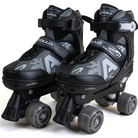 Apollo Champion Regulowane Rolki Quad - Regulowane Rolki dla Dzieci Czarny