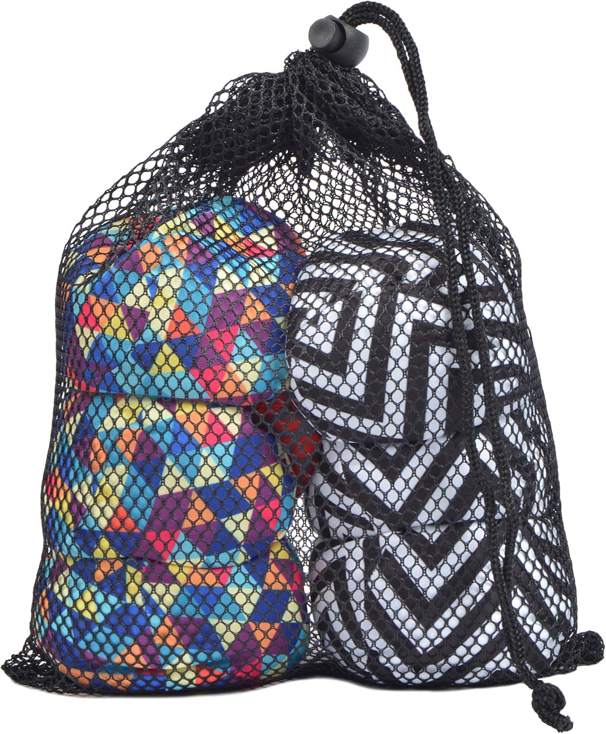 Apollo Funsport PL - Ocean 5 Extreme Boule – Zestaw miękkich bouli - Triangel ZicZac - Kolor: czarny biały