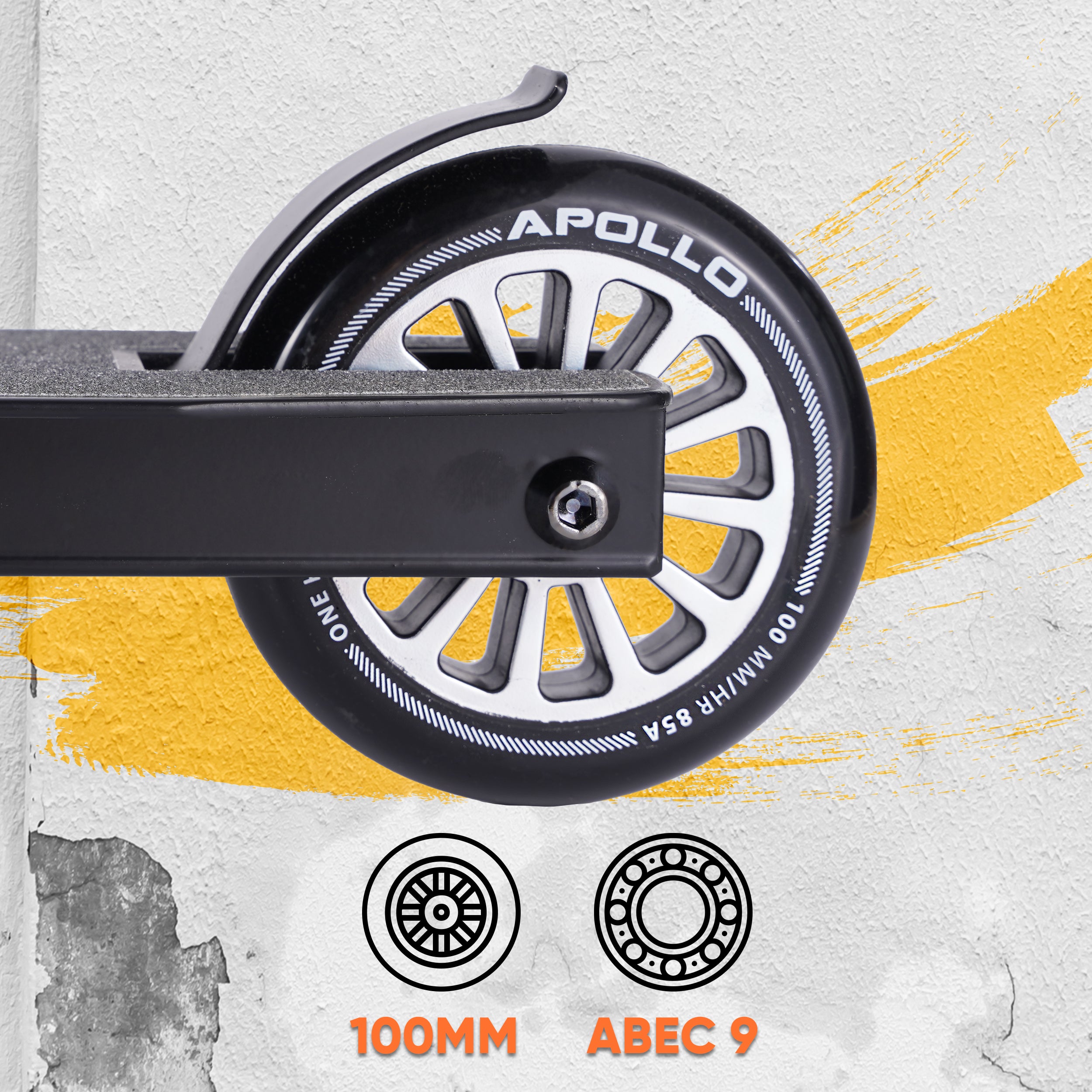Apollo Stunt Scooter Gravity - Zabawkowa hulajnoga dla dzieci i nastolatków Czarny Zielony