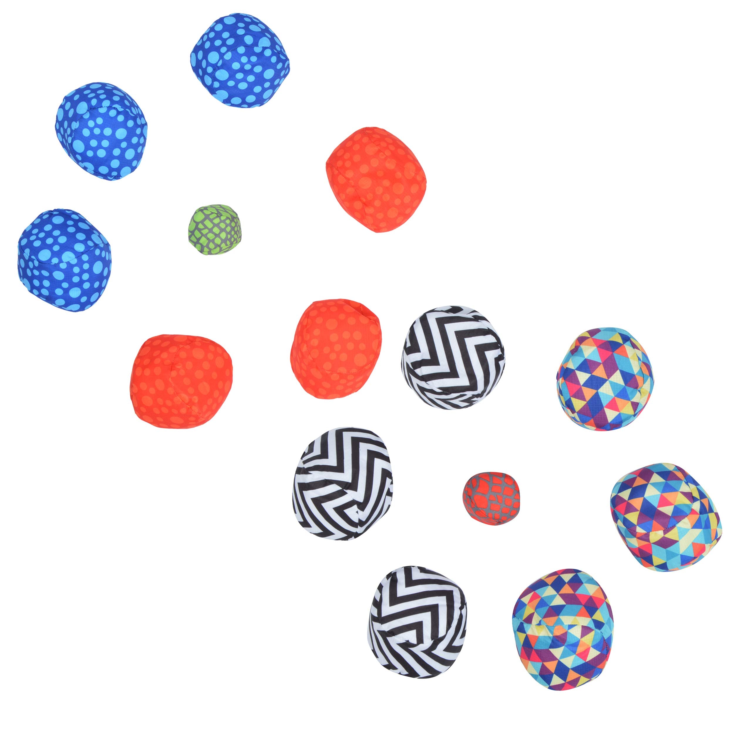 Apollo Funsport PL - Ocean 5 Extreme Boule – Zestaw miękkich bouli - 2er SET Dots + ZicZac