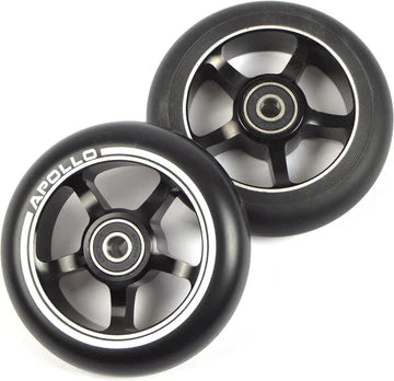 Apollo - Stunt Scooter 100mm ALU / PP Core Wheel Set - Czarny - ALU Core