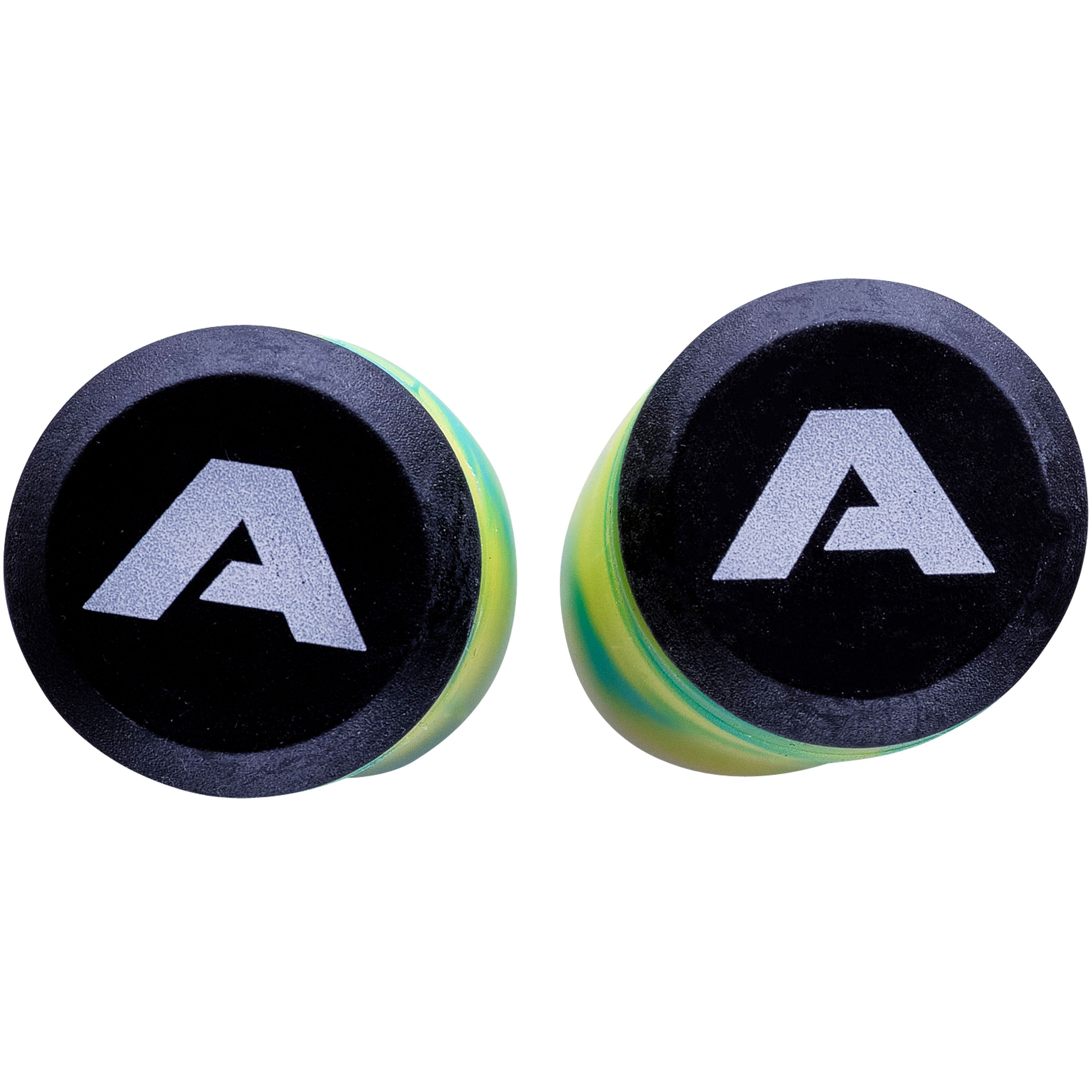 Apollo - Apollo Stunt Scooter uchwyty 160 mm miękkie uchwyty kierownicy z końcówkami - Zielony Żółty