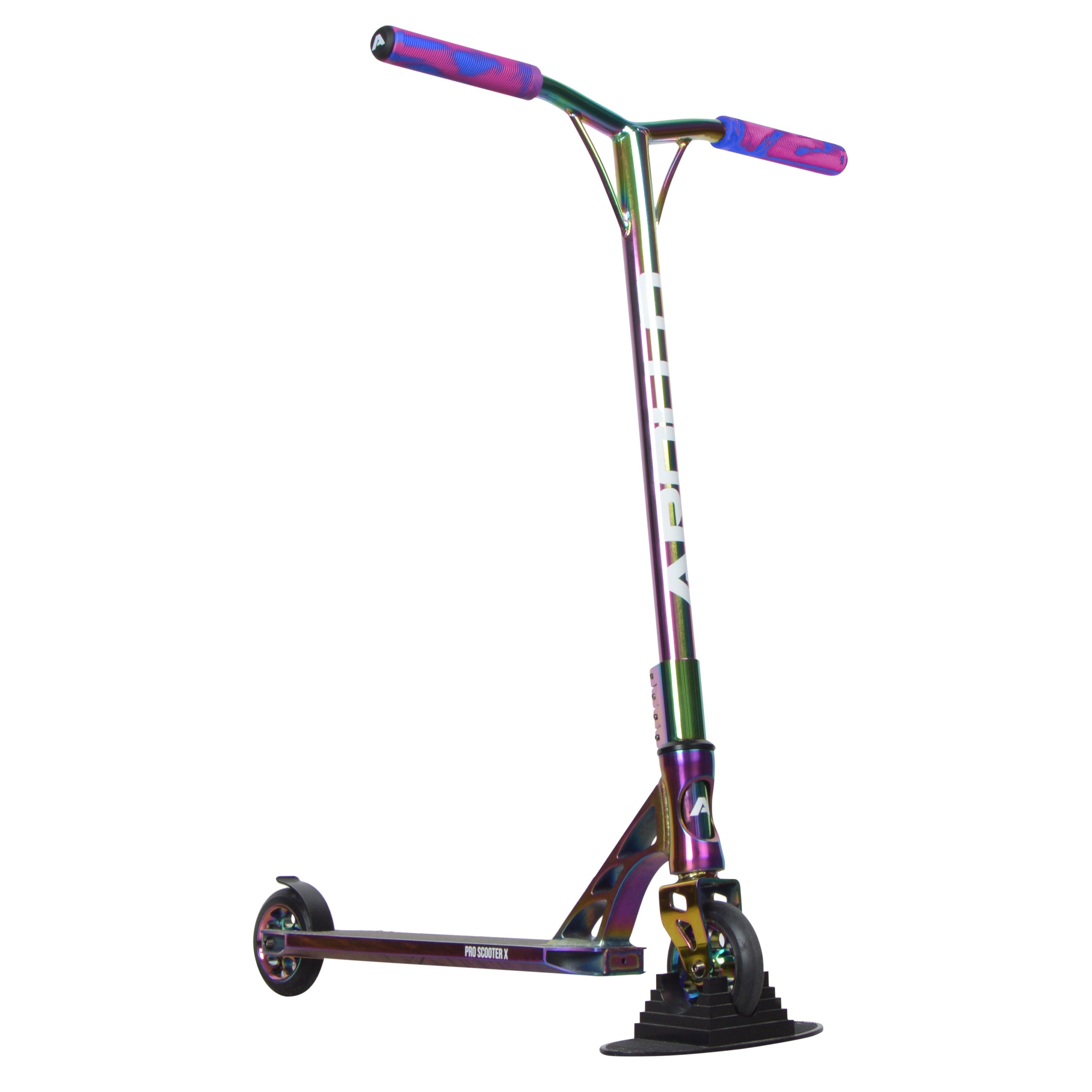 Apollo - Apollo Stunt Scooter uchwyty 160 mm miękkie uchwyty kierownicy z końcówkami - Fioletowy Różowy