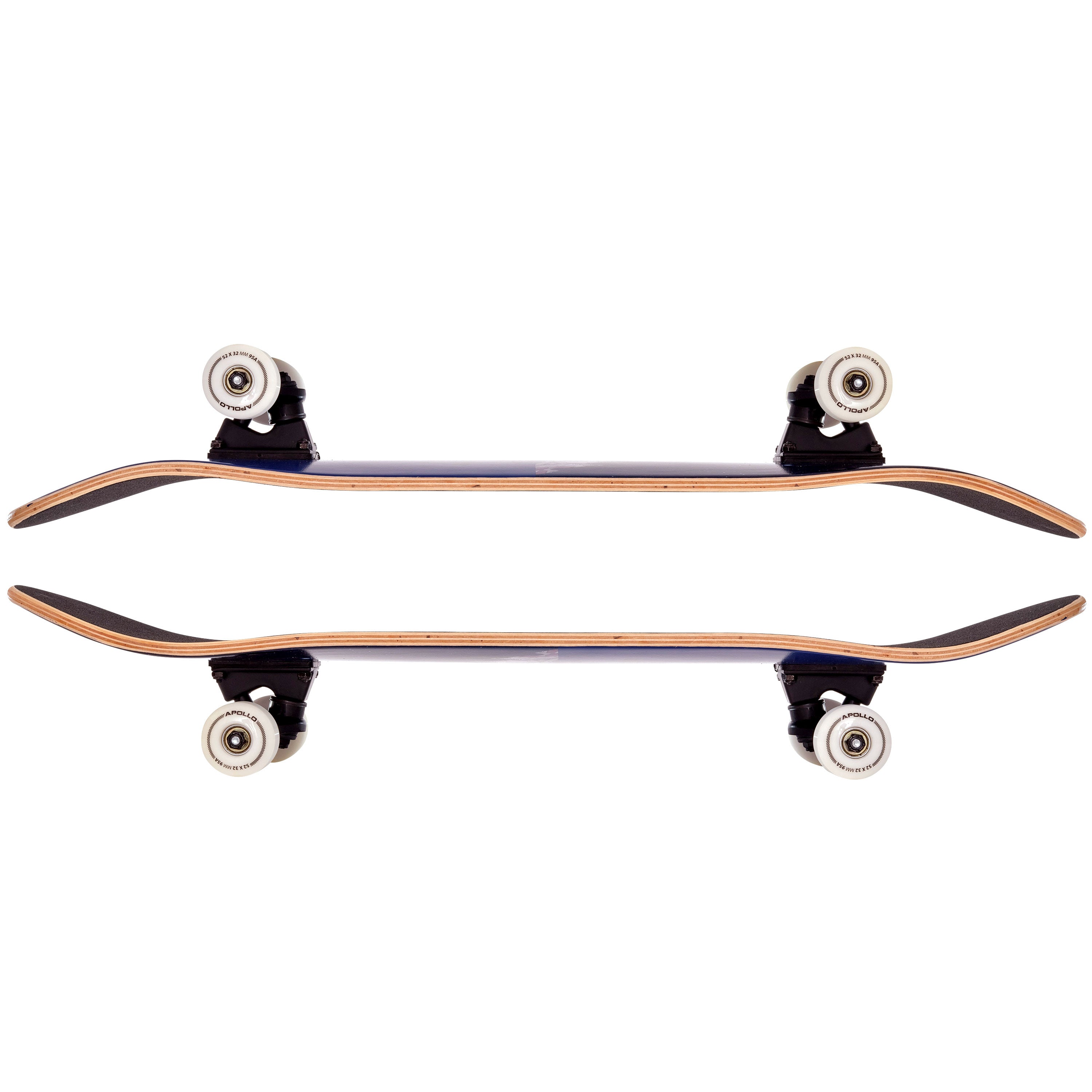 Apollo - Skateboard - "Summit" - 7-warstwowa drewniana deska kompletna z łożyskami ABEC 7 -
