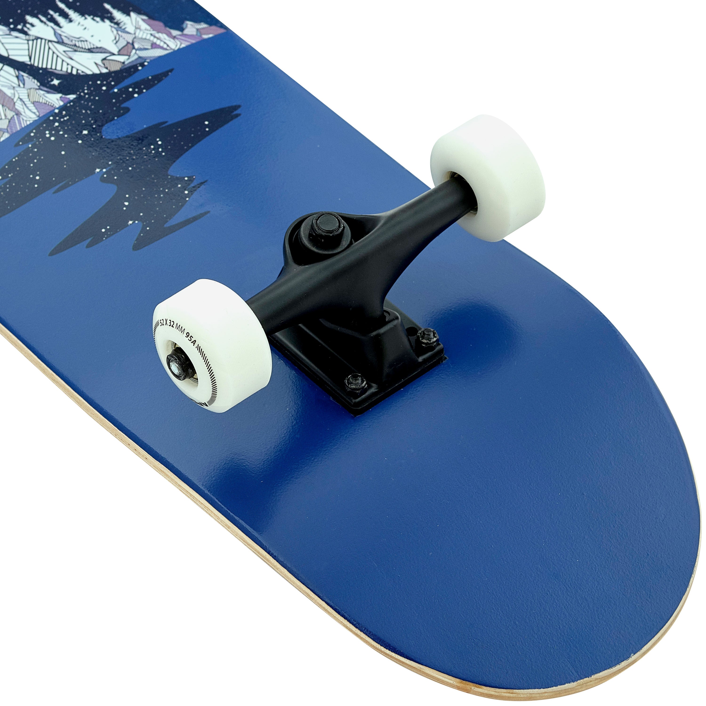 Apollo - Skateboard - "Summit" - 7-warstwowa drewniana deska kompletna z łożyskami ABEC 7 -