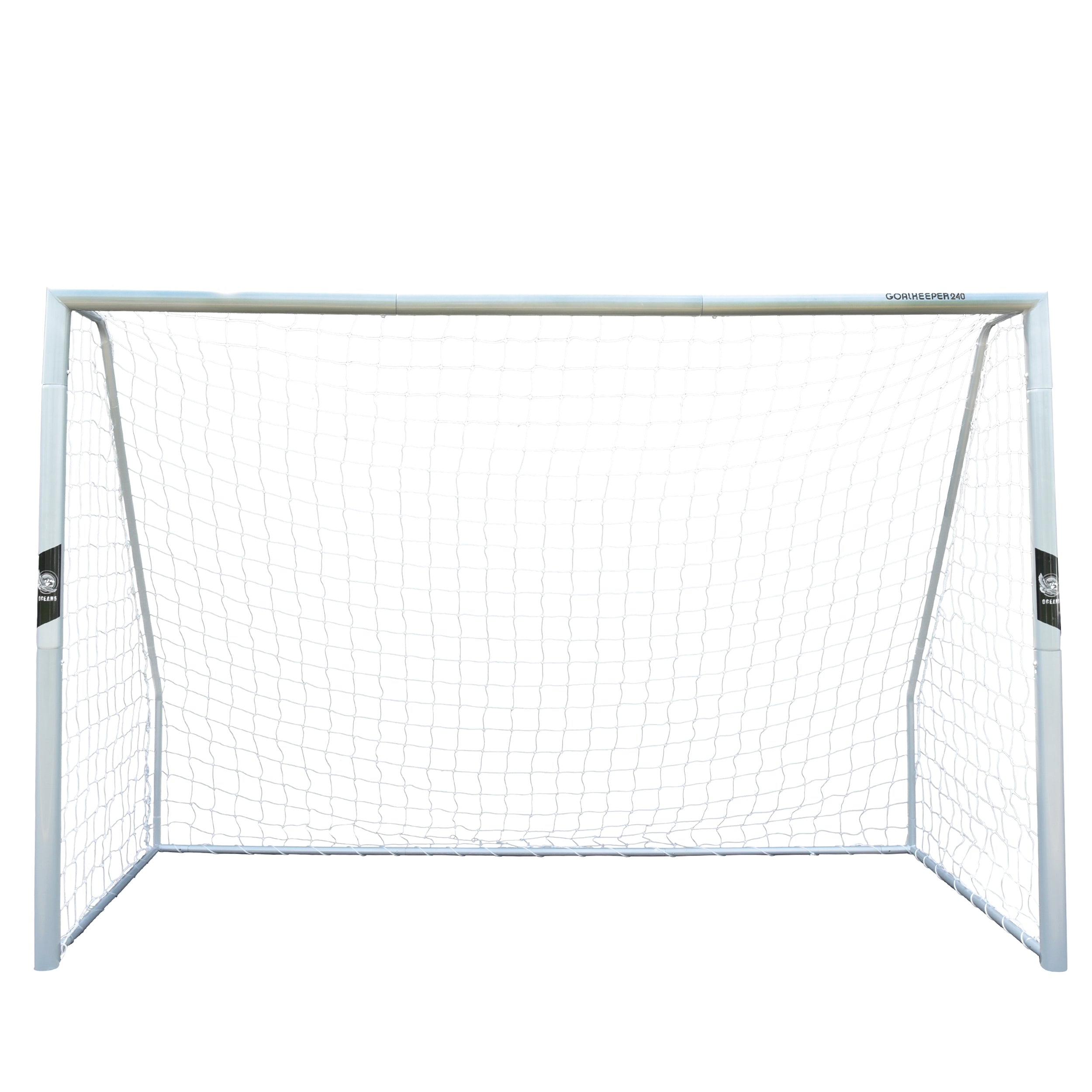 Apollo Funsport PL - Bramka stalowa dla bramkarzy -XXL metalowa bramka do piłki nożnej - 240 cm