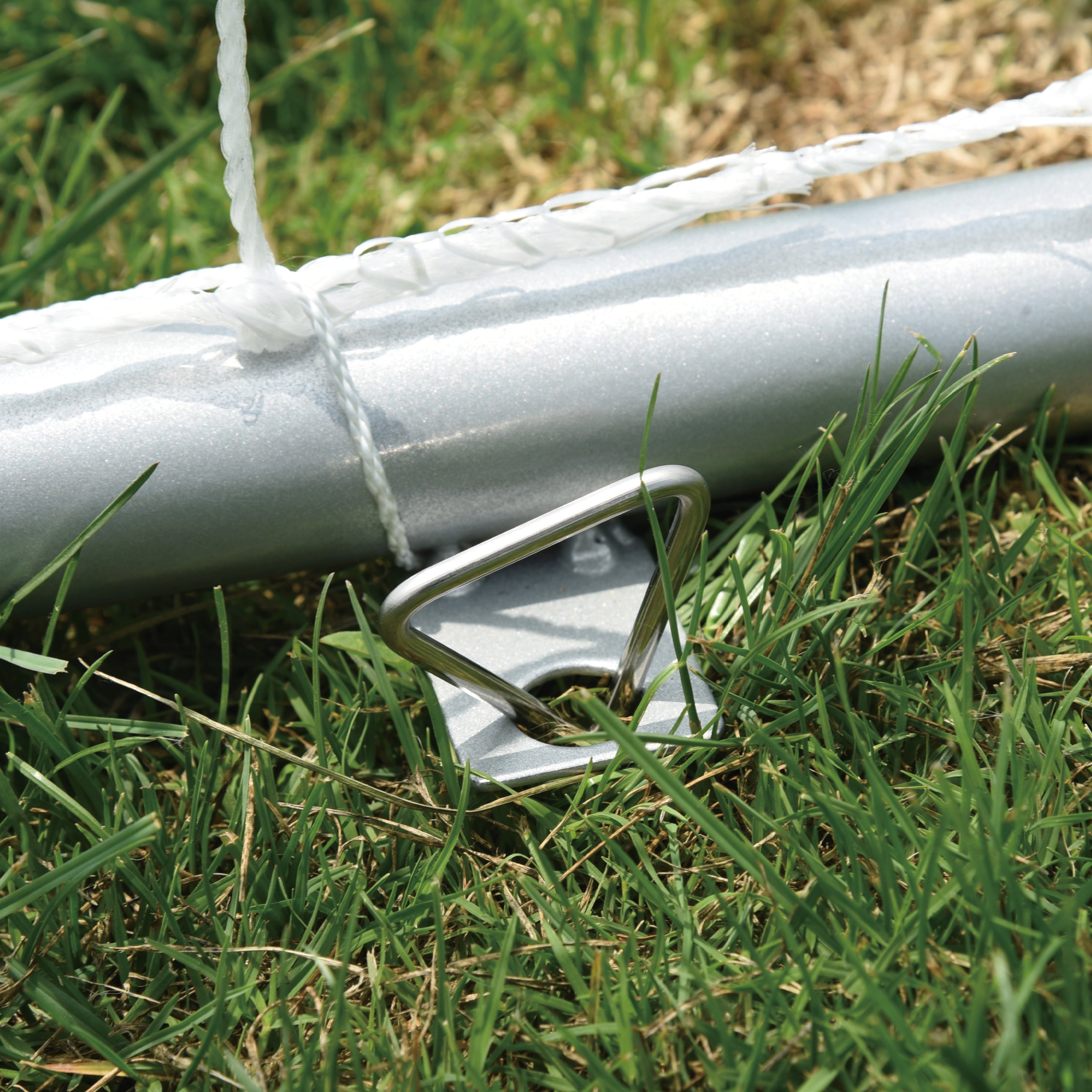 Apollo Funsport PL - Bramka stalowa dla bramkarzy -XXL metalowa bramka do piłki nożnej - 300 cm