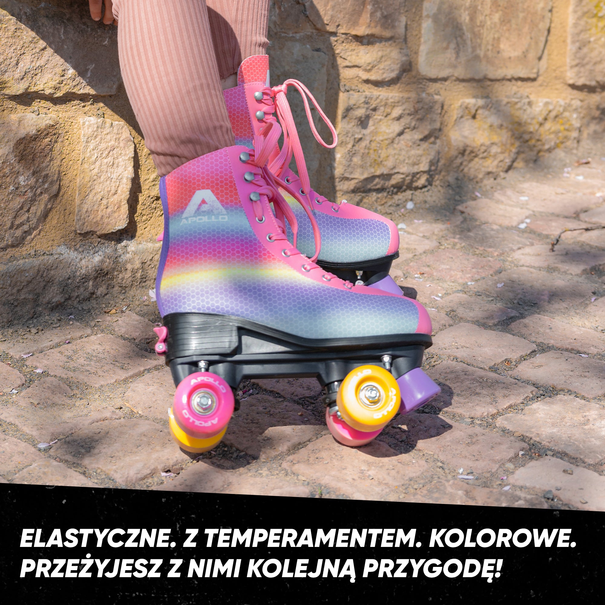 Apollo - Classic Roller wrotki dla dzieci i dorosłych - Dancing Queen - L (39-42)
