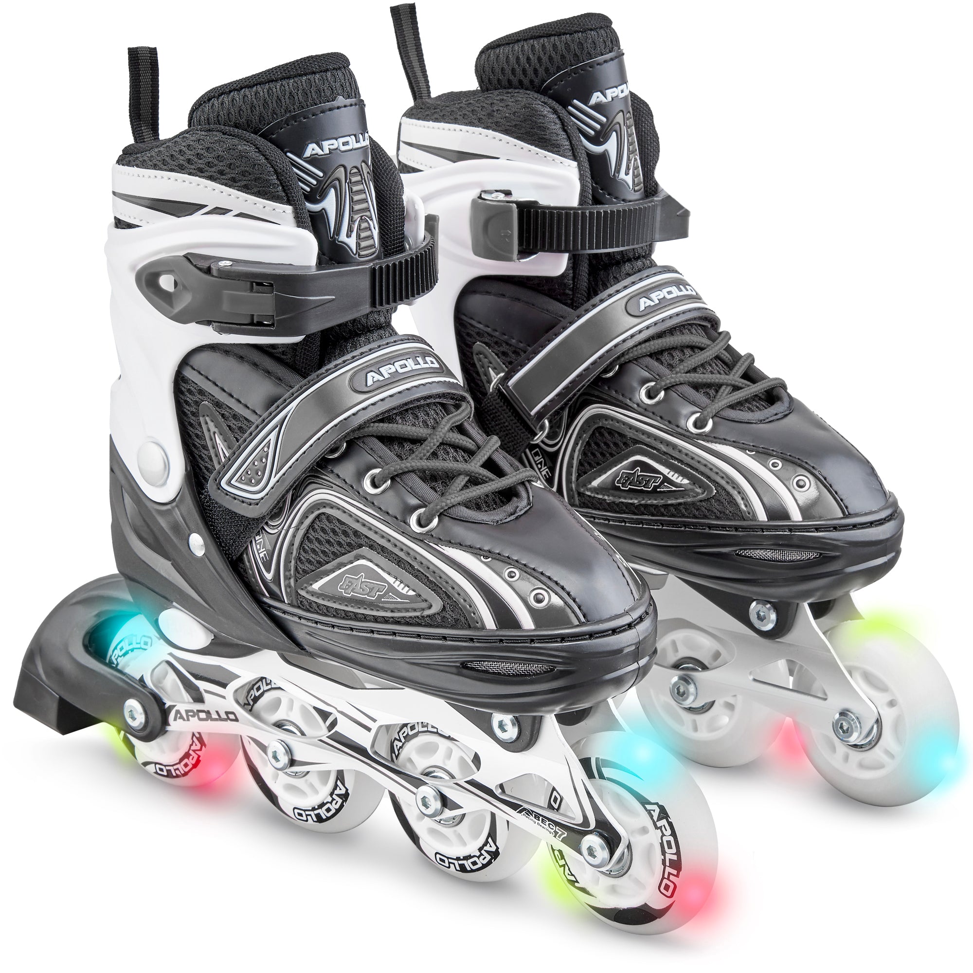 Apollo - Super Blade - Regulowane rolki - czarny - L (39-42)