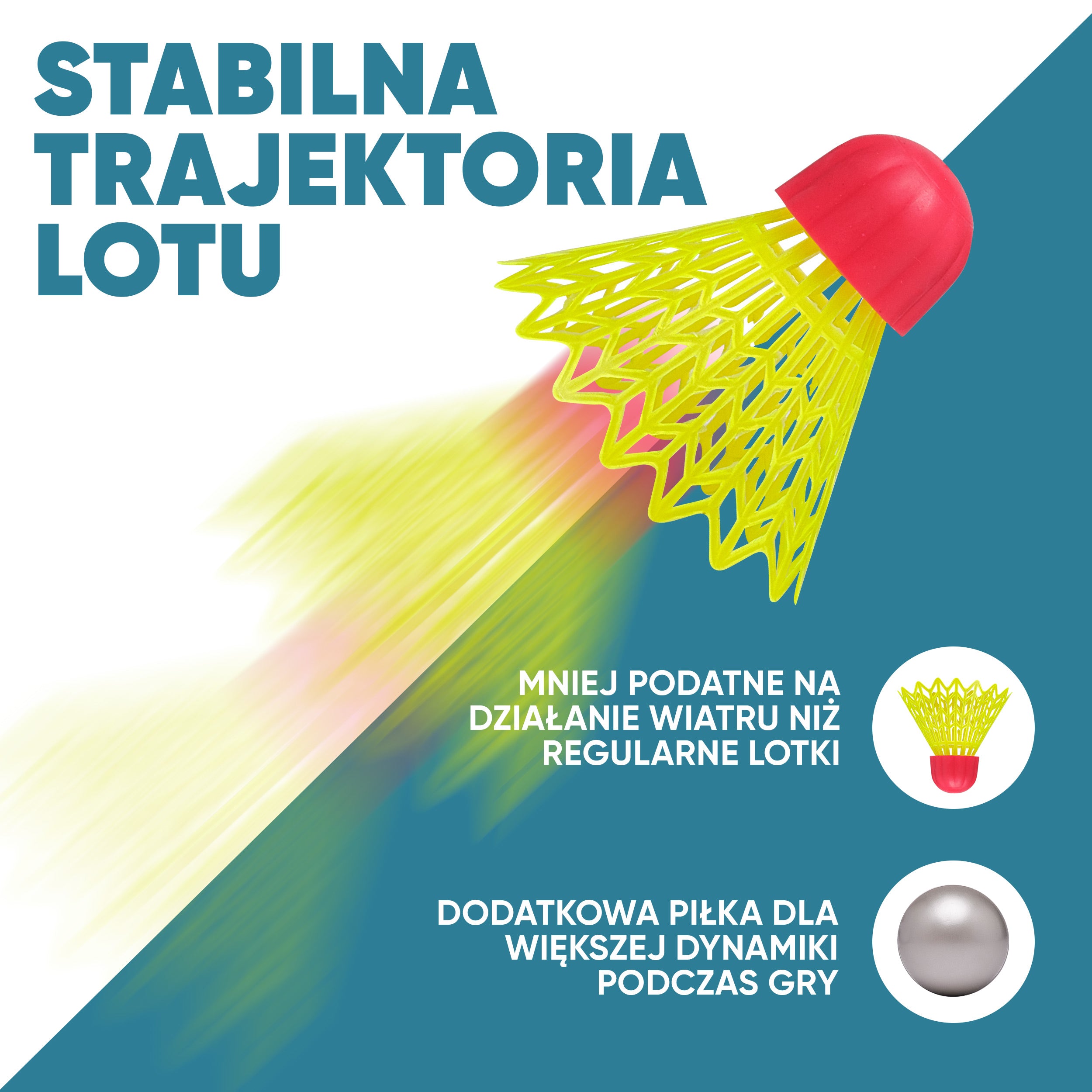 Apollo - Zestaw do speed badmintona - w tym torba, 2 rakiety, lotki - Niebieski Różowy