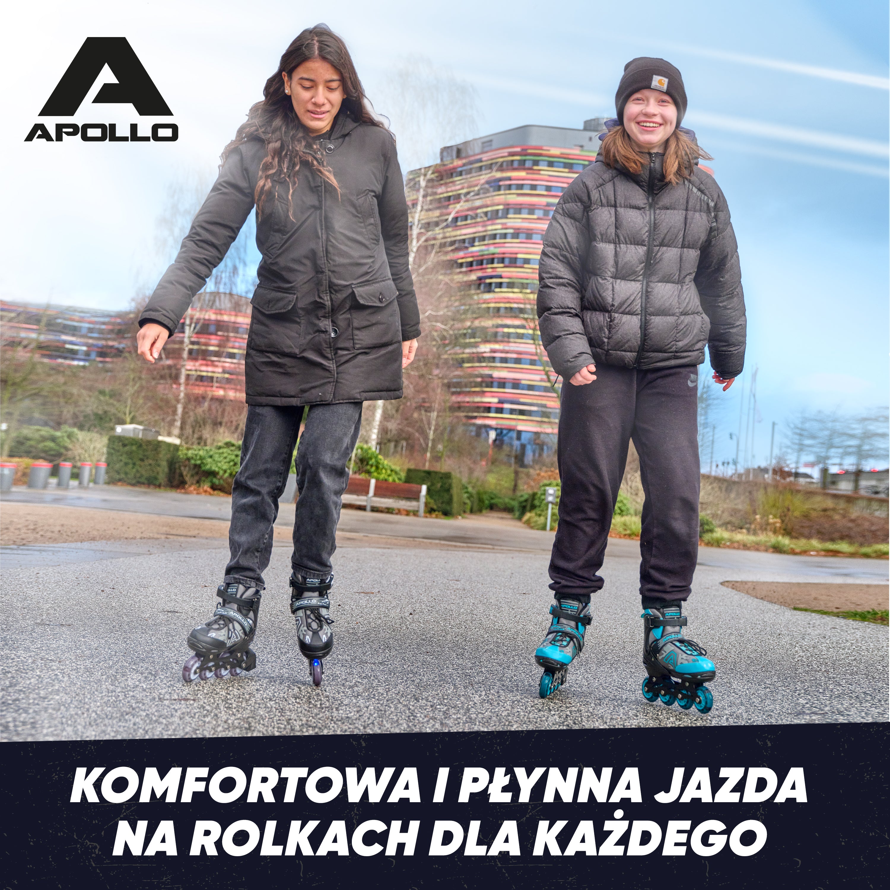 Apollo Funsport PL - Champion - Regulowane rolki - zielony - L (39-42)
