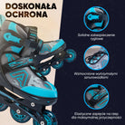 Champion - Regulowane rolki - miętowy L (39-42)