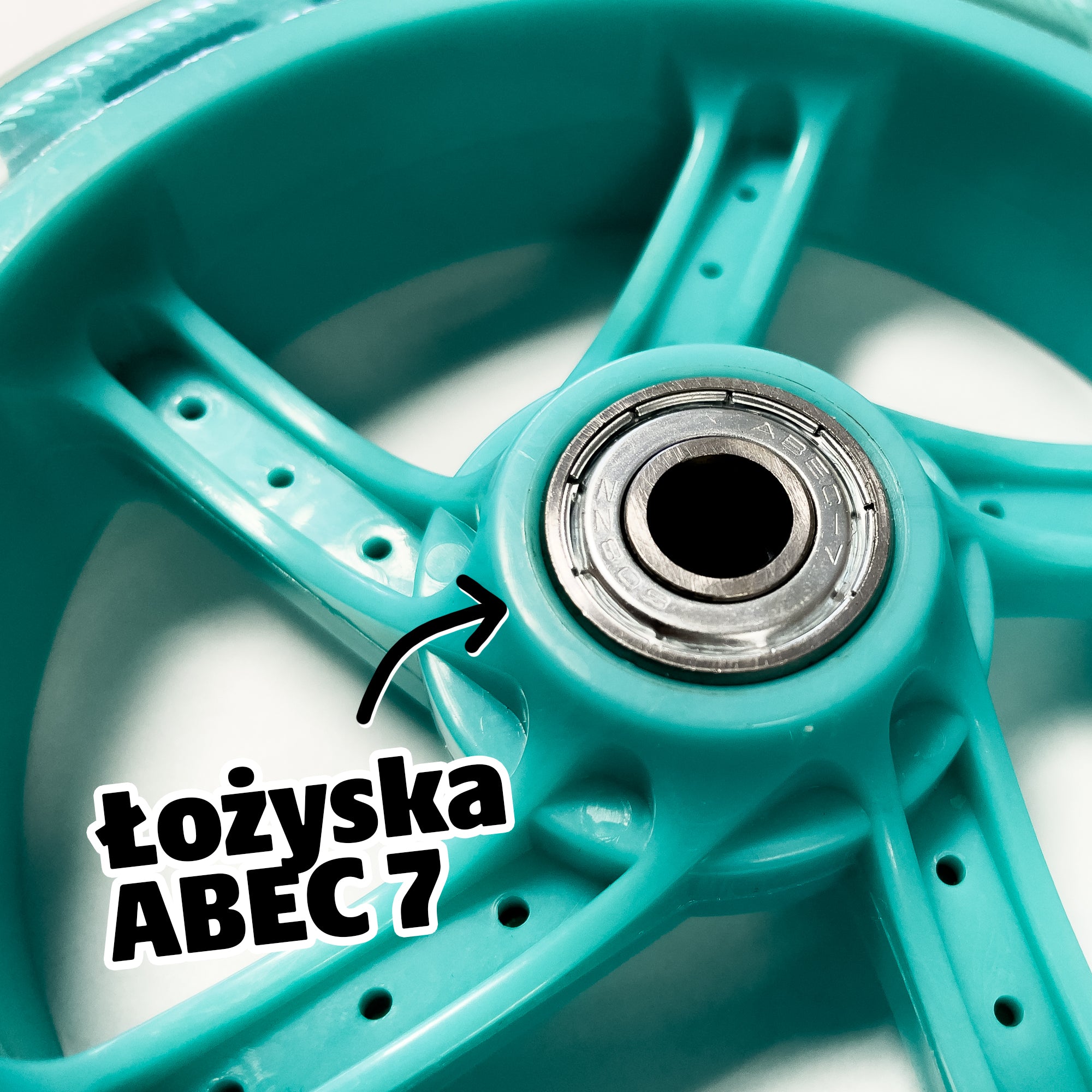 Apollo - Zestaw zapasowych kół do Skyracer - 145 mm - Jasnoniebieski