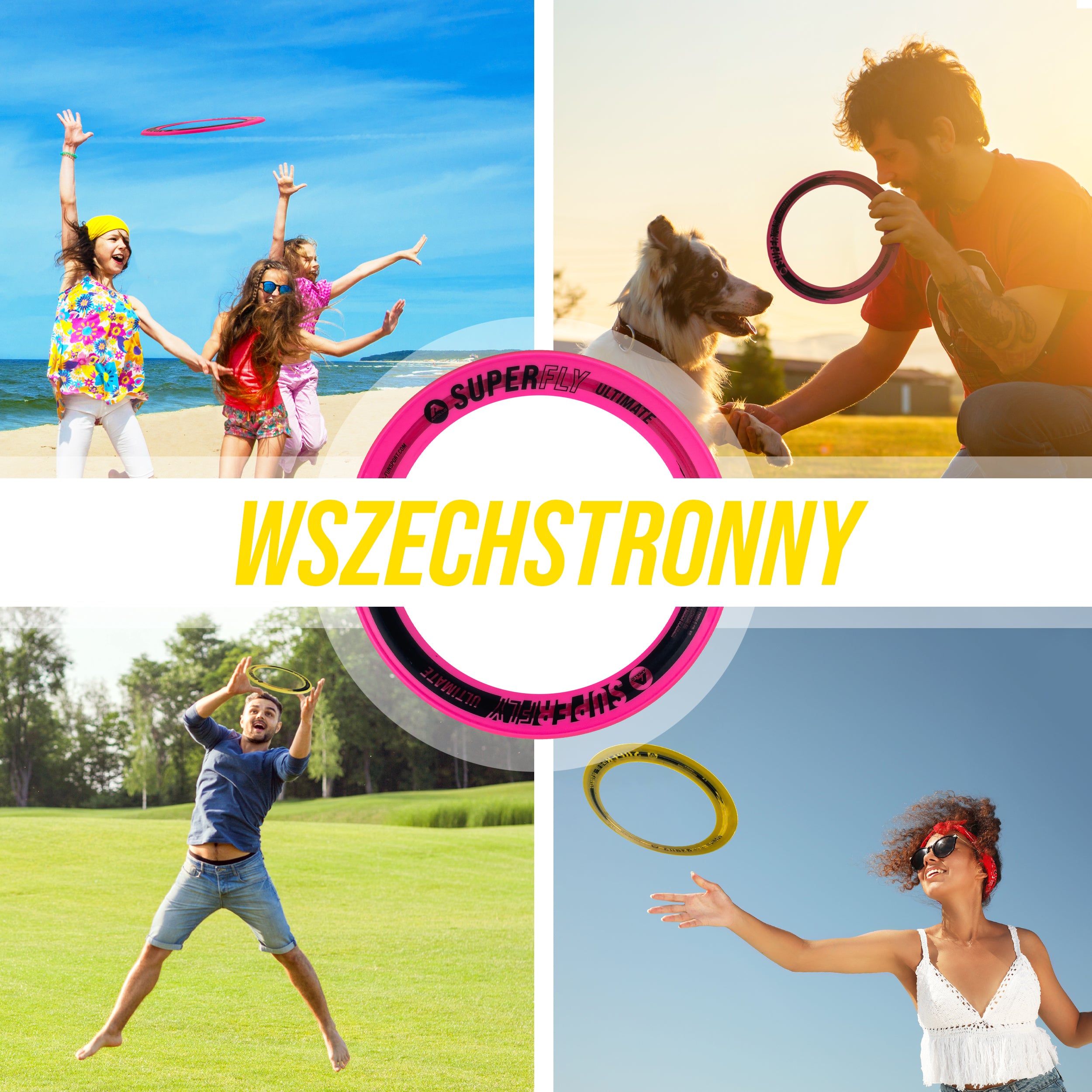 Apollo Funsport PL - Apollo Superfly - najlepszy pierścień do rzucania - Różowy