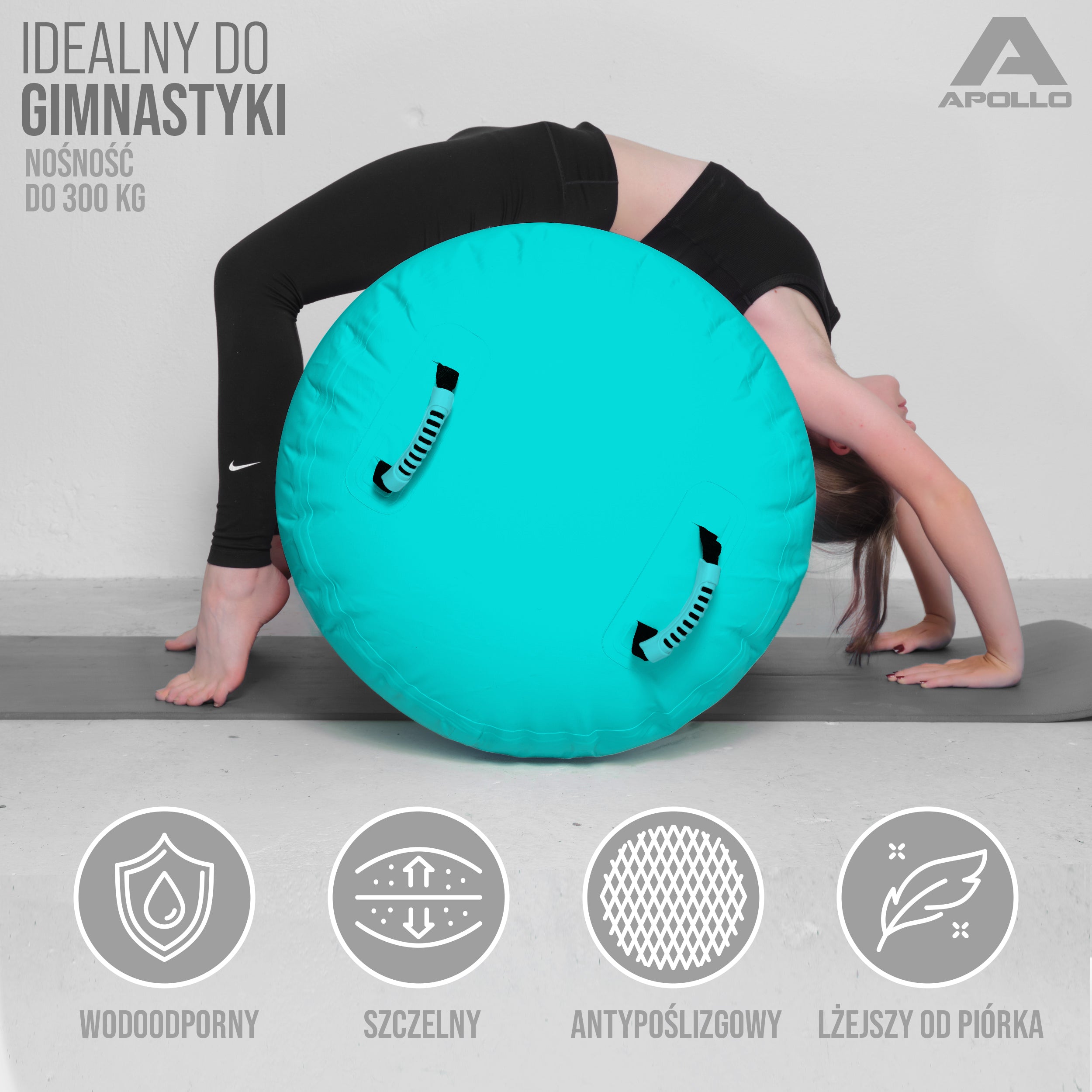 Apollo - Air Roll Pro - Roller powietrzny - Jasnoniebieski