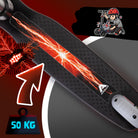 Apollo Funsport PL - Hulajnoga dziecięca Apollo Whizzie LED, składana hulajnoga dziecięca, trójkołowy skuter z regulacją wysokości dla dzieci w wieku od 3 lat, efekt LED w kołach, kierownicy i platformie - Czarny Błysk
