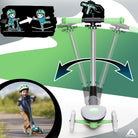 Apollo Funsport PL - Hulajnoga dziecięca Apollo Whizzie LED, składana hulajnoga dziecięca, trójkołowy skuter z regulacją wysokości dla dzieci w wieku od 3 lat, efekt LED w kołach, kierownicy i platformie - Kot