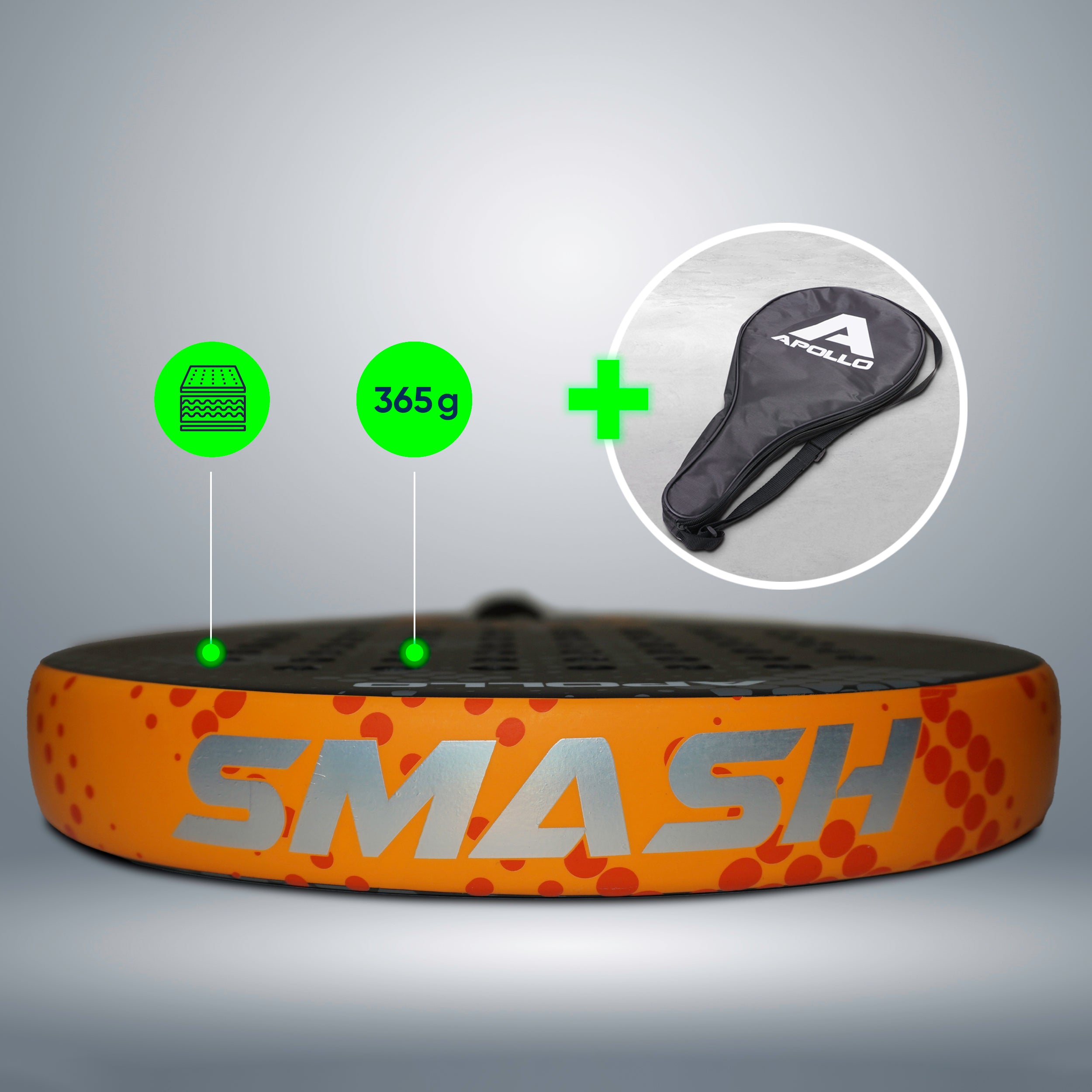 Apollo Funsport PL - Rakieta do padla Apollo 3K Smash - Orange