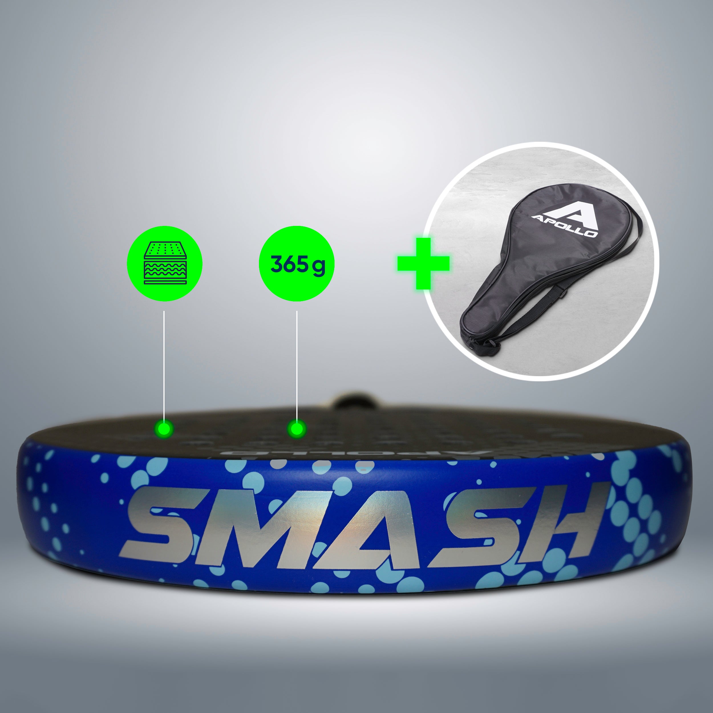 Apollo Funsport PL - Rakieta do padla Apollo 3K Smash - Silver Blue