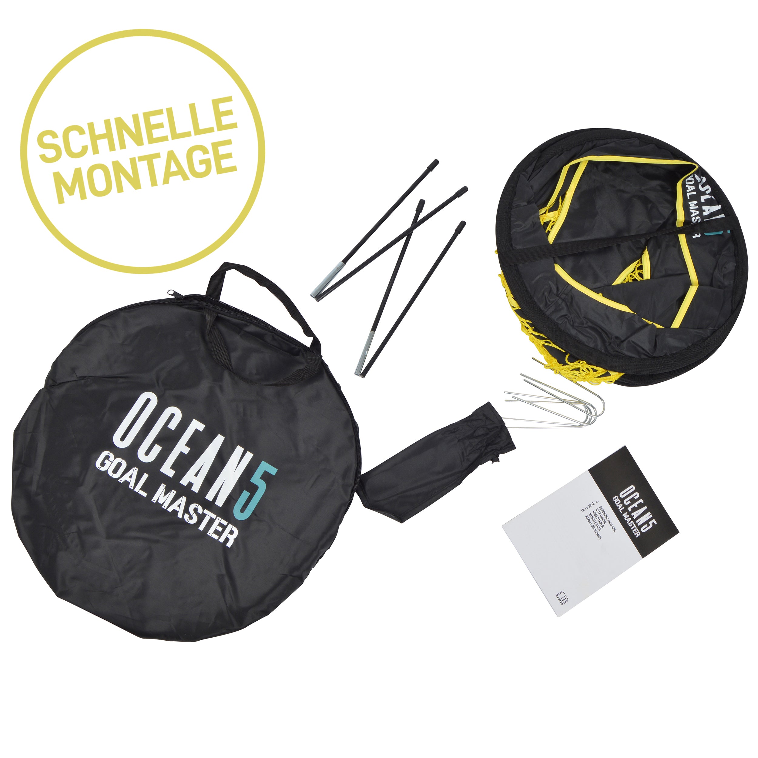 Apollo Funsport PL - Pop-Up bramka do piłki nożnej Goal Master - Goal Master Pop-Up-Tor