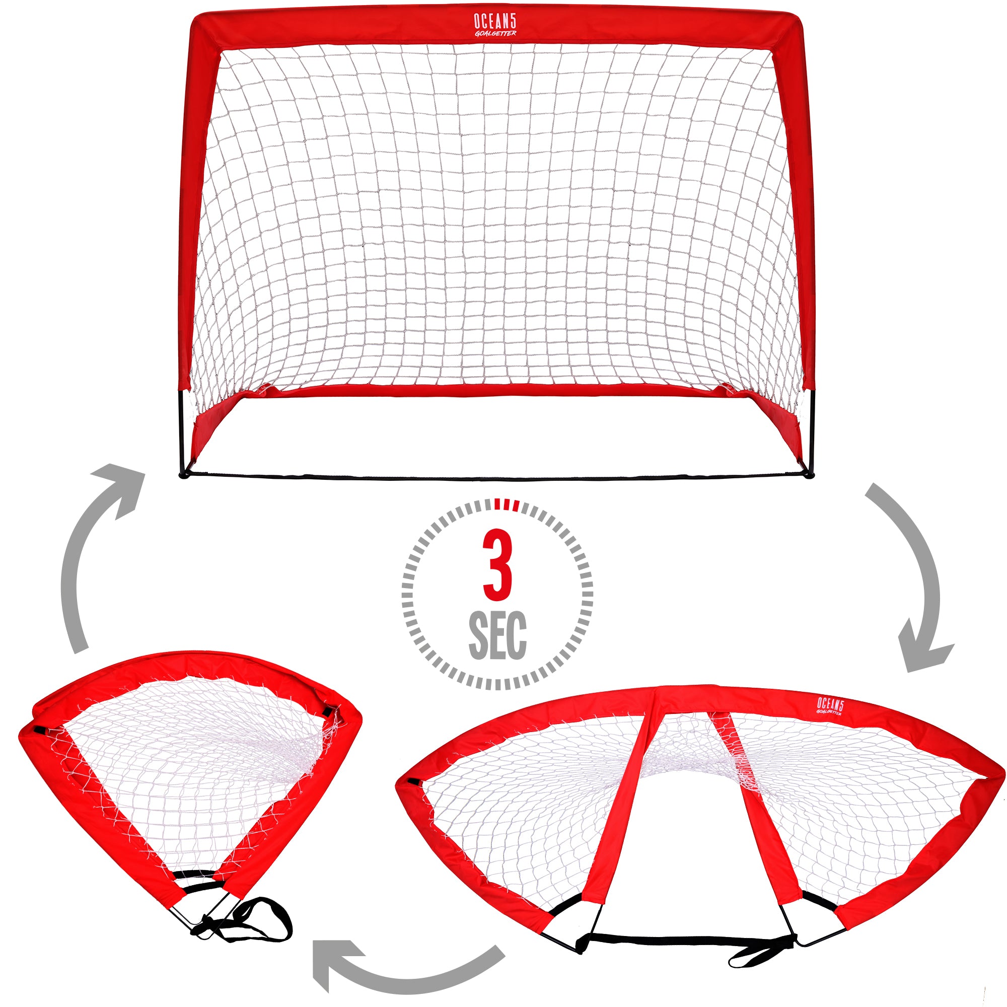 Apollo Funsport PL - Mini bramki "Goalgetter" - składane mini bramki w zestawie 2 - Goalgetter (2er Set)