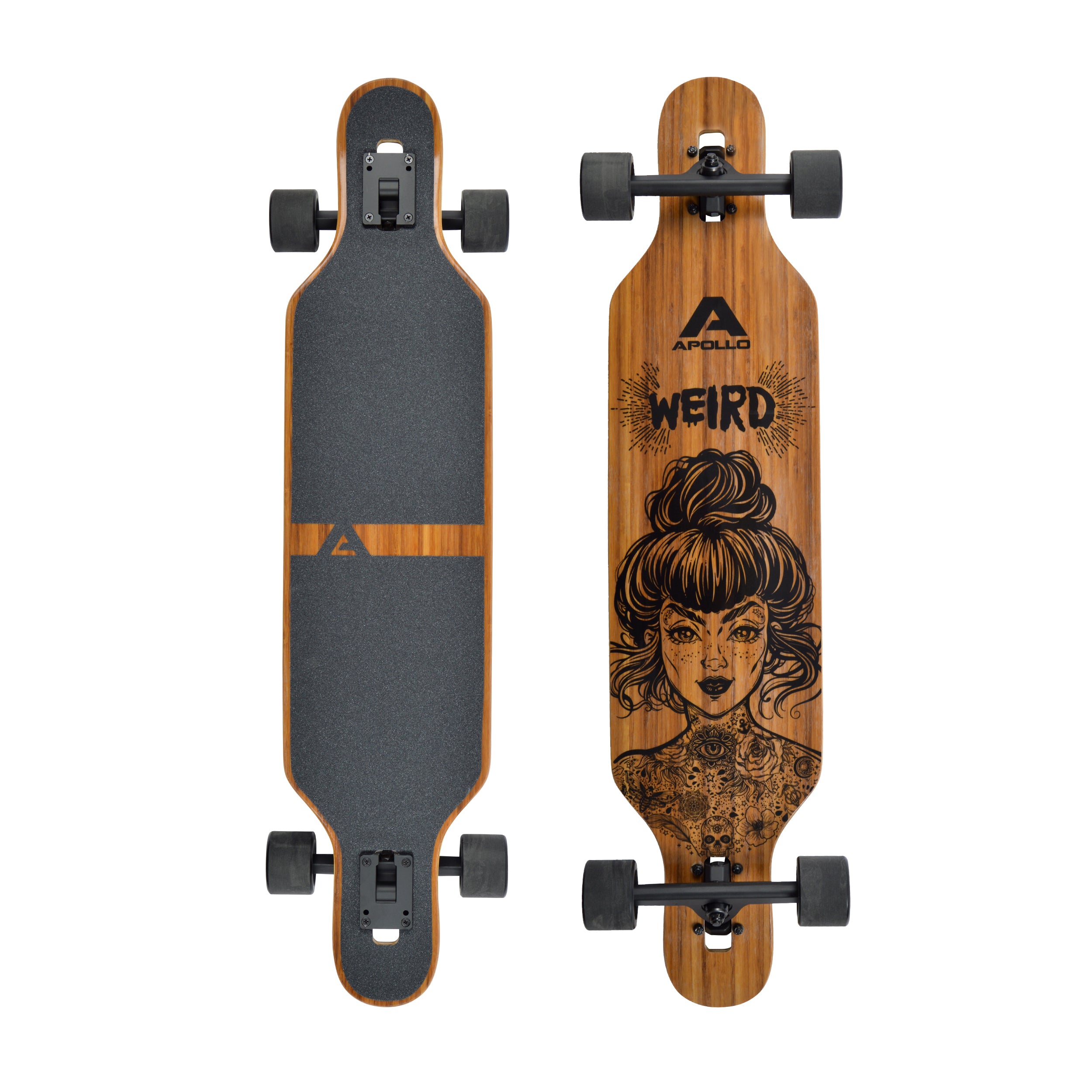 Apollo - Longboard z włókna szklanego "Weird" - 39" w zestawie z T-Tool - Weird